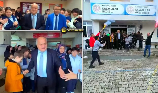 YENİCE'DE 46 YILLIK ÖĞRETMEN ALKIŞLARLA EMEKLİ OLDU