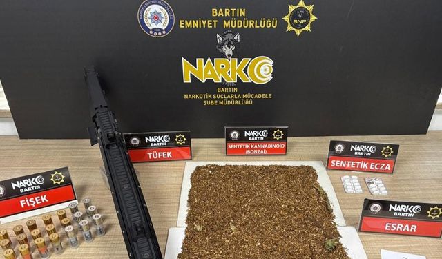 BARTIN'DA UYUŞTURUCU OPERASYONU: 6 GÖZALTI