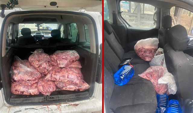 ZONGULDAK'TA 450 KİLO BOZULMUŞ ET ELE GEÇİRİLDİ