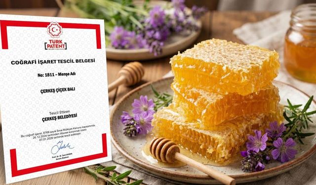 ÇERKEŞ ÇİÇEK BALI COĞRAFİ İŞARET ALDI