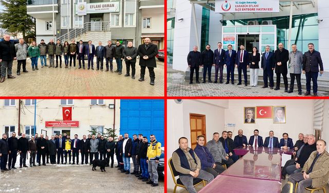 AK PARTİ HEYETİNDEN EFLANİ'DE MORAL ZİYARETİ