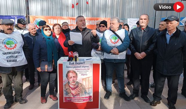 TÜM EMEKLİLER SENDİKASI "DUYUN BİZİ GEÇİNEMİYORUZ"