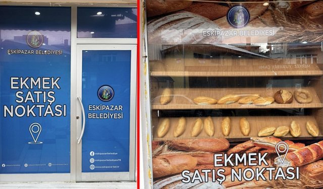 ESKİPAZAR'DA 'EKMEK SATIŞ NOKTASI' HİZMETE GİRDİ