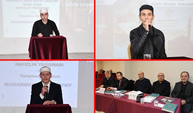 GENÇ SADA HAFIZLIK VE GENÇ BİLALLER EZAN OKUMA YARIŞMALARI YAPLIDI