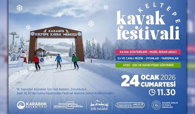 KELTEPE'DE  KAYAK FESTİVALİ DÜZENLENİYOR