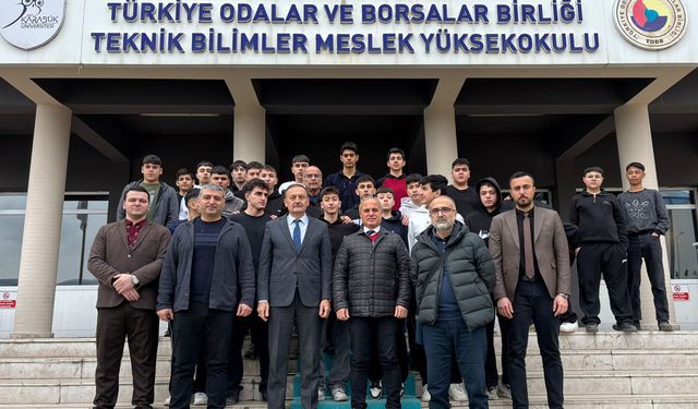 MESLEK LİSESİ ÖĞRENCİLERİ SANAYİYLE BULUŞTU