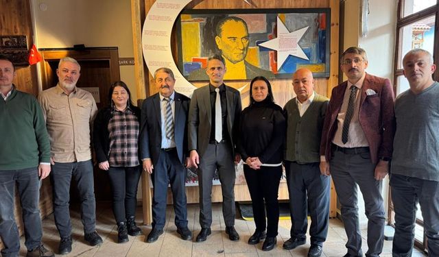 KAYMAKAM KAYA GAZETECİLERİ AĞIRLADI