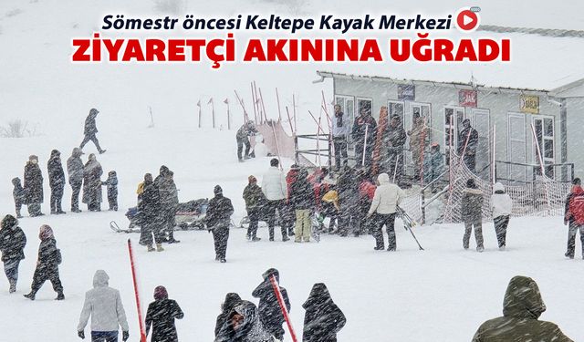 KELTEPE KAYAK MERKEZİ SİS VE YAĞIŞA RAĞMEN DOLDU TAŞTI