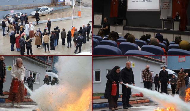 GENÇLİK VE SPOR MÜDÜRLÜĞÜ PERSONELİNE AFET FARKINDALIK VE YANGIN EĞİTİMİ