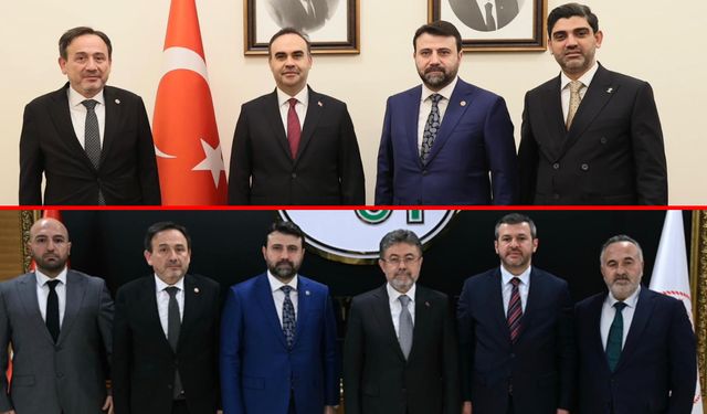 AK PARTİ HEYETİNDEN ANKARA'DA YOĞUN TEMAS