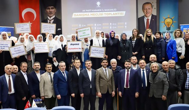 AK PARTİ KARABÜK DARALTILMIŞ İL DANIŞMA MECLİSİ TOPLANTISI YAPILDI