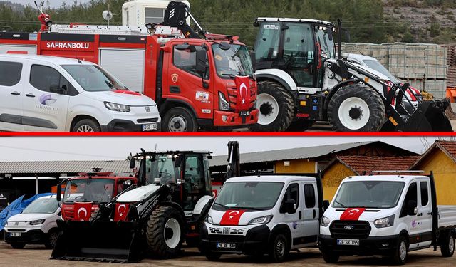 SAFRANBOLU BELEDİYESİ ARAÇ FİLOSUNU GÜÇLENDİRDİ