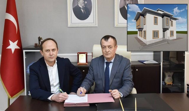 BÖLGE TRAFİK HİZMET BİNASI İÇİN SÖZLEŞME İMZALANDI