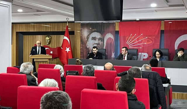 CHP MERKEZ İLÇE BAŞKANLIĞI DAYANIŞMA KURULU TOPLANTISI YAPILDI
