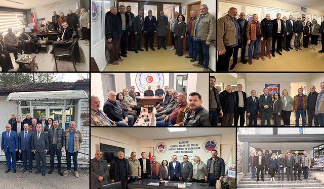 CHP KARABÜK MERKEZ İLÇE TEŞKİLATINDAN SENDİKA VE ESNAF ODALARINA ZİYARET