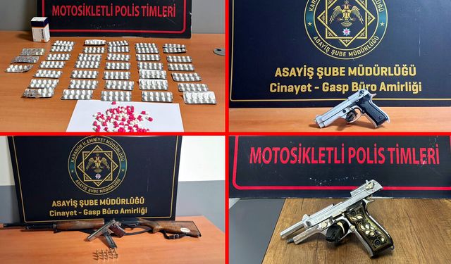 KARABÜK'TE ASAYİŞ UYGULAMASI: ARANAN 47 ZANLI YAKALANDI
