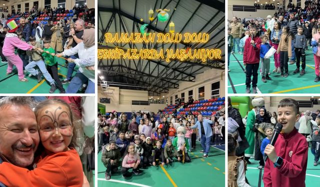 ESKİPAZAR'DA RAMAZAN COŞKUSU SÜRÜYOR