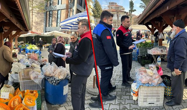 SAFRANBOLU KÖYLÜ PAZARINDA GIDA DENETİMİ