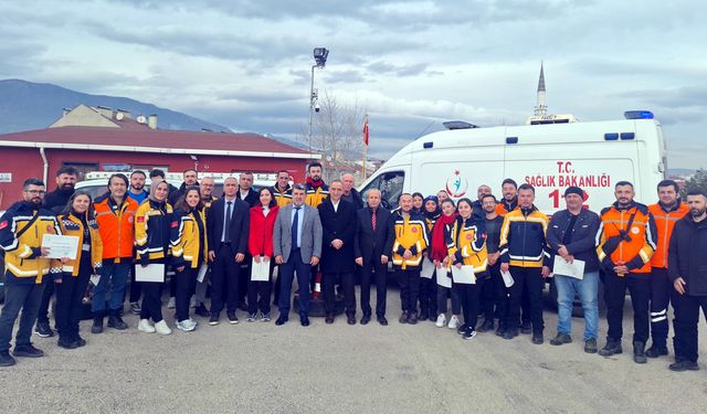 SAĞLIK PERSONELİNE İLERİ SÜRÜŞ TEKNİKLERİ EĞİTİMİ VERİLİYOR