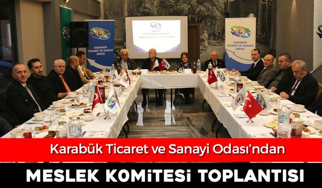 KARABÜK TSO'DAN MESLEK KOMİTESİ TOPLANTISI
