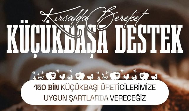 "KIRSALDA BEREKET KÜÇÜKBAŞA DESTEK" PROJESİ ŞARTLARI BELİRLENDİ
