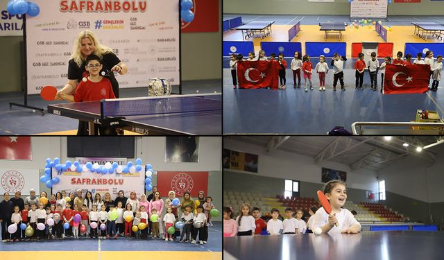 MİNİK RAKETLER BÜYÜK HAYALLERLE MASA TENİSİNE İLK ADIMI ATTI