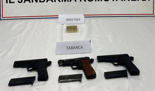 DÜZCE'DE RUHSATSIZ SİLAH OPERASYONU