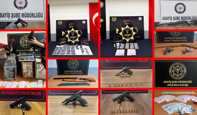 KARABÜK'TE NARKOTİK VE ASAYİŞ OPERASYONLARI: 100 ZANLI YAKALANDI