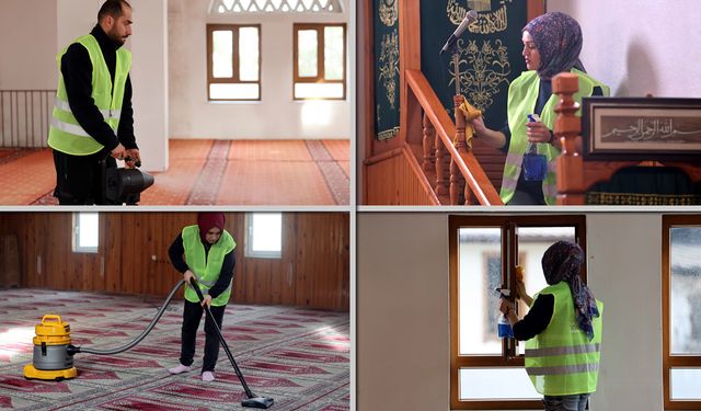 SAFRANBOLU CAMİLERİNDE RAMAZAN AYI TEMİZLİĞİ YAPILDI