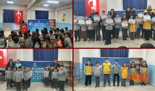 "SAĞLIKLI ÇOCUK SAĞLIKLI GELECEK" PROGRAMI OKULLARDA DEVAM EDİYOR