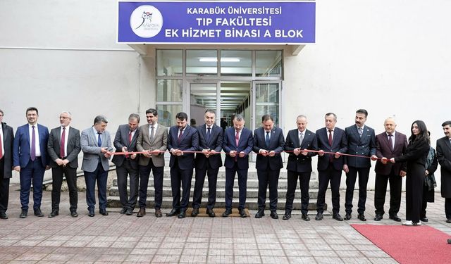 KBÜ TIP FAKÜLTESİ EK HİZMET BİNASI AÇILDI