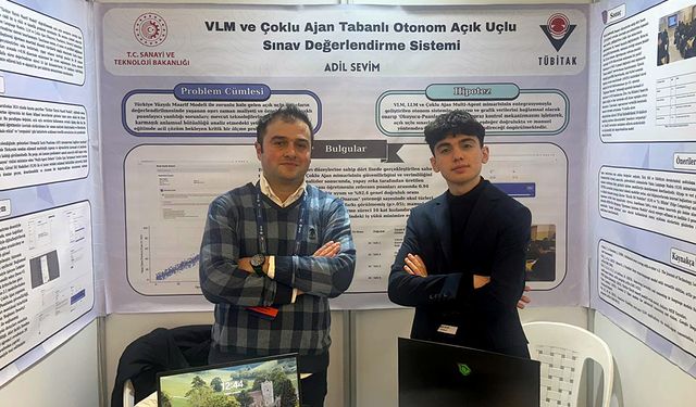 KARABÜKLÜ ADİL 57. TÜBİTAK YARIŞMASINDA BÖLGE ÜÇÜNCÜSÜ OLDU