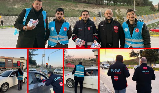 TÜGVA KARABÜK'TEN RAMAZANIN İLK İFTARINDA ANLAMLI İKRAM