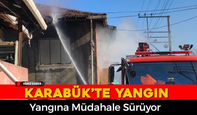 ATATÜRK MAHALLESİ'NDE YANGIN: MÜDAHALE SÜRÜYOR