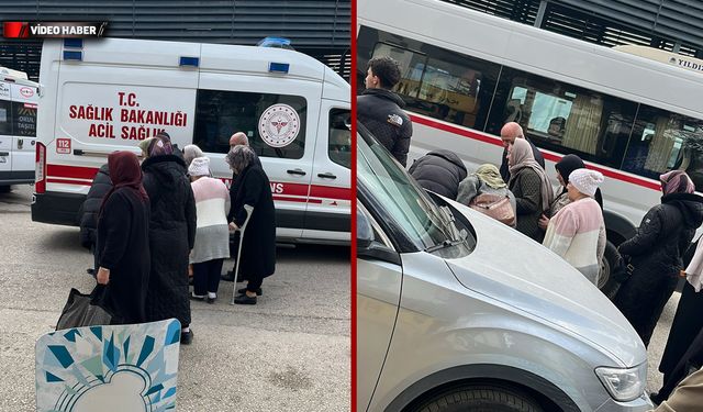 KARŞIYA GEÇMEYE ÇALIŞAN YAŞLI KADINA OTOMOBİL ÇARPTI