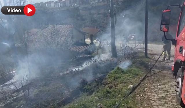 SAFRANBOLU'DA ANIZ YANGINI