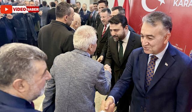 KARABÜK VALİLİĞİ'NDE BAYRAMLAŞMA TÖRENİ