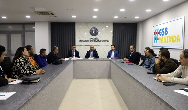 KARABÜK'TE 19 MAYIS HAZIRLIKLARI KOORDİNASYON TOPLANTISI YAPILDI