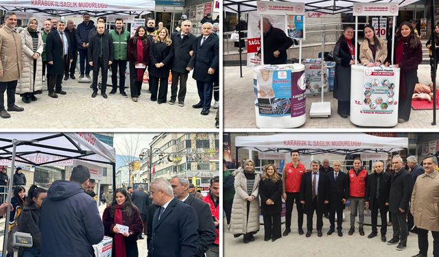 KARABÜK'TE "RAMAZANDA SAĞLIK PROGRAMI"NA YOĞUN İLGİ