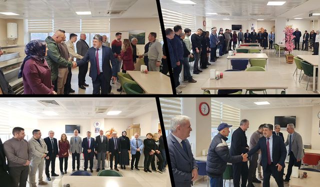 SAĞLIK MÜDÜRLÜĞÜ'NDE BAYRAMLAŞMA: “BİZ BÜYÜK BİR AİLEYİZ”