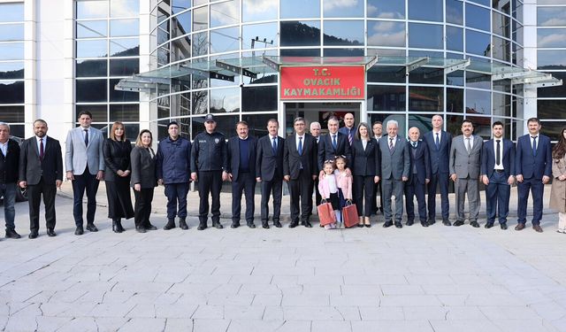 VALİ ÇAĞATAY OVACIK’TA YATIRIMLARI VE HİZMETLERİ YERİNDE İNCELENDİ