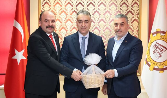 VALİ ÇAĞATAY'DAN SAFRANBOLU TSO'YA İADE-İ ZİYARET