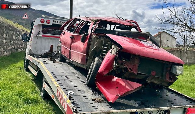 ÇIRAKLAR KÖYÜ MEVKİİNDE KAZA: 1 YARALI