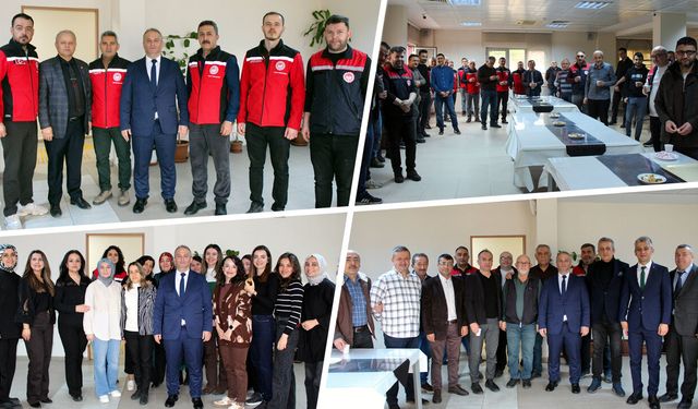 TARIM VE ORMAN İL MÜDÜRLÜĞÜ'NDE BAYRAMLAŞMA TÖRENİ DÜZENLENDİ