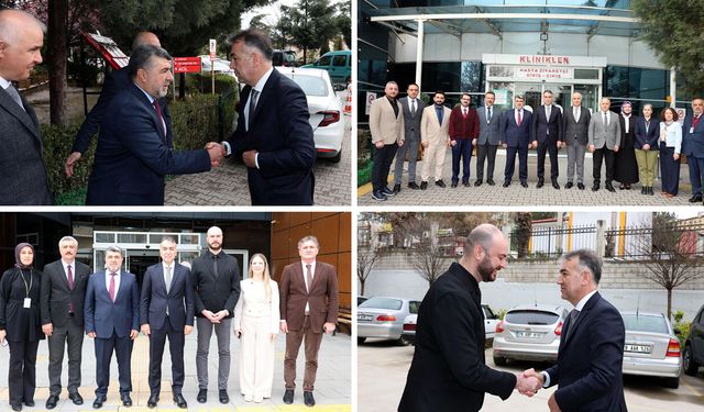 VALİ ÇAĞATAY HASTANELERİ ZİYARET ETTİ