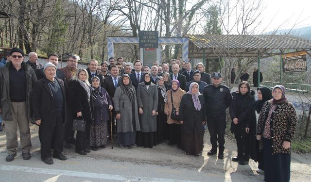 MADEN ŞEHİTLERİ YIL DÖNÜMÜNDE YENİCE'DE ANILDI