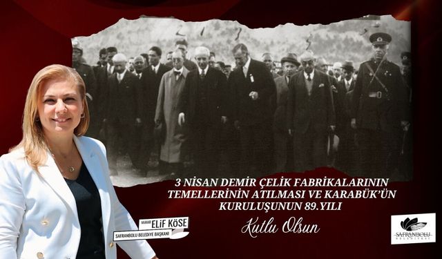 BAŞKAN KÖSE'DEN 3 NİSAN MESAJI