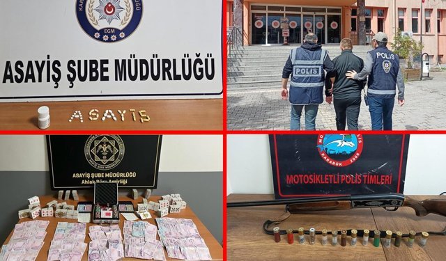 KARABÜK'TE ASAYİŞ UYGULAMASI: 53 KİŞİ YAKALANDI