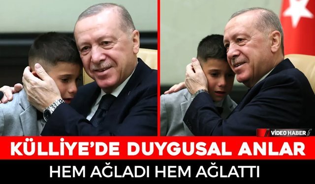 KÜLLİYE'DE DUYGUSAL ANLAR: HEM AĞLADI HEM AĞLATTI