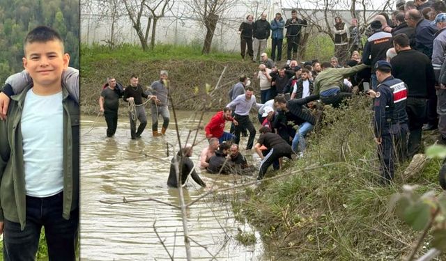 GÖLETE DÜŞEN 12 YAŞINDAKİ EMİRHAN HAYATINI KAYBETTİ